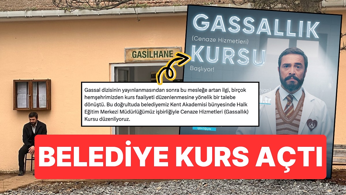 Belediyeden Dev Hizmet! Gassal Dizisi Talep Artışına Neden Oldu Belediye “Gassallık Kursu” Açtı